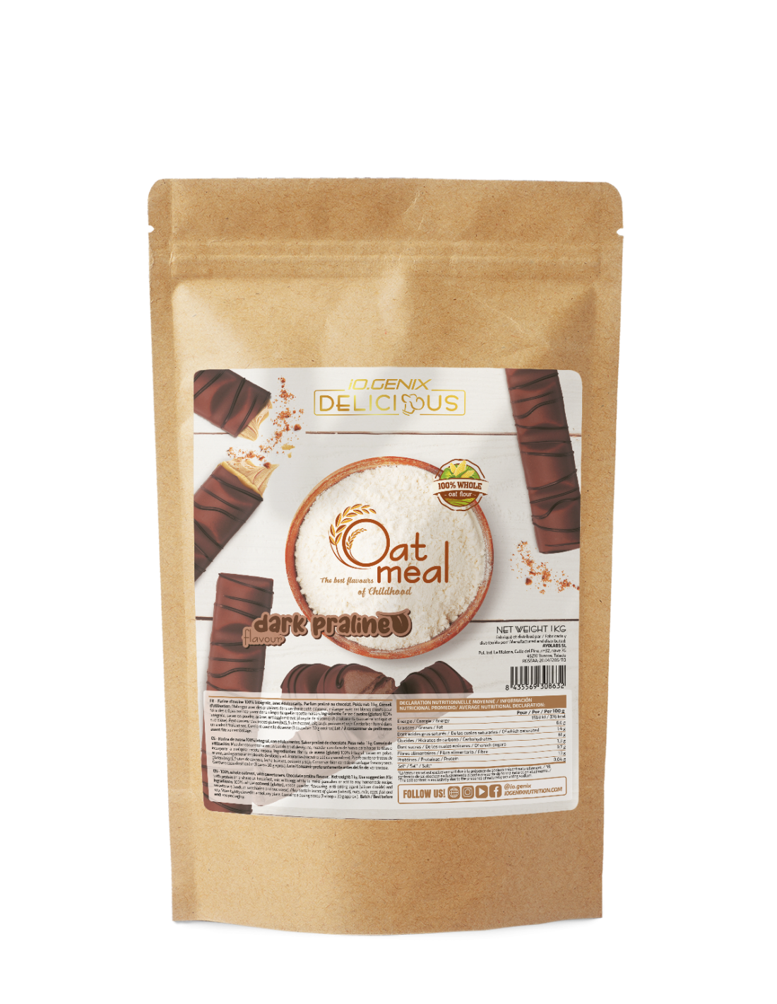 HARINA AVENA Tienda Prote nas IOGENIX NUTRITION IO GENIX SALUD 